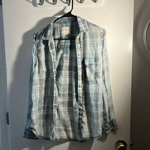 American Eagle flannel pattern shirt